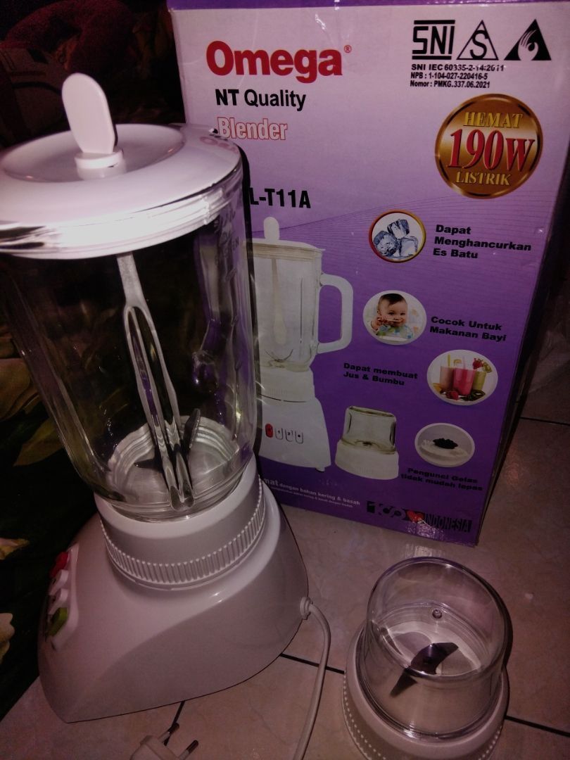 Blender National Omega BL-T11A - Blender Serbaguna dengan Efisiensi Tinggi photo review