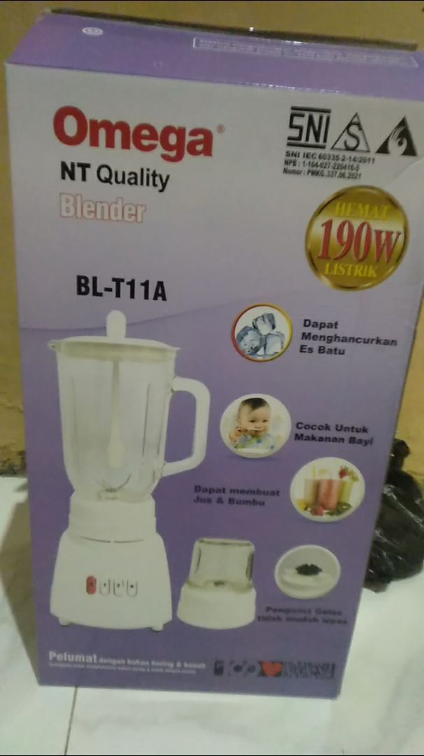 Blender National Omega BL-T11A - Blender Serbaguna dengan Efisiensi Tinggi photo review